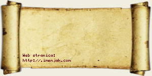 Sara Trivić vizit kartica